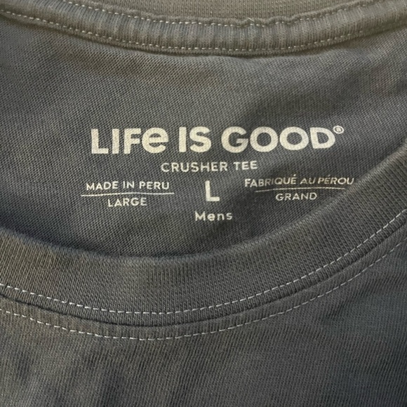 Life Is Good Tee Shirt Large - Picture 4 of 4
